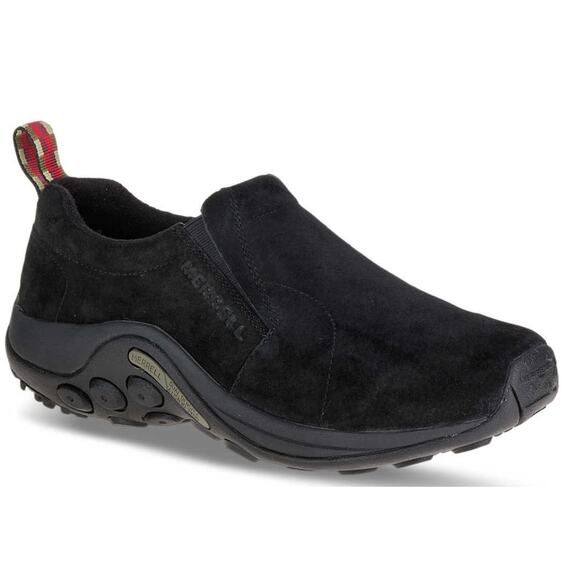 Merrel Jungle Moc Suede Midnight Black Sneakers Men's Size 10 New Shoe - Picture 1 of 11